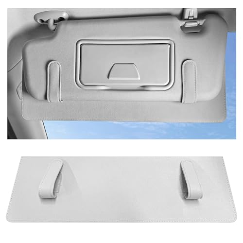Sun Visor Extender for Car, Anti-Glare Sunvisor Extension Shade Attachment for Safe Driving, Clip-On Sun Blocker Sunshade Extender Protect Driver Passenger from UV Rays (Gray) - color: Gray, size: 1 PCS
