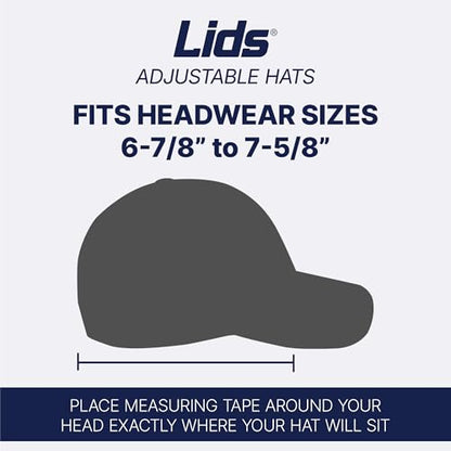Lids Blank Baseline Dad Adjustable Strapback Hat - color: Black