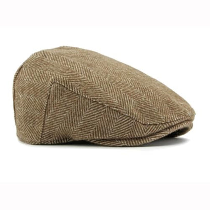 Idopy Men`s Classic Adjustable Ivy Irish Newsboy Golf Cap Hat - color: 267 Brown