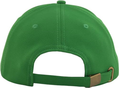TSSGBL Men's Plain Baseball Hat - OSFM & XXL Big Head Fit，Adjustable Structured Ball Cap with Reflective Sandwich Brim - color: Kellygreen, size: Medium-Large