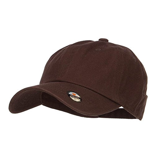 Nissi Unstructured Cotton Twill Washed Cap - color: Brown