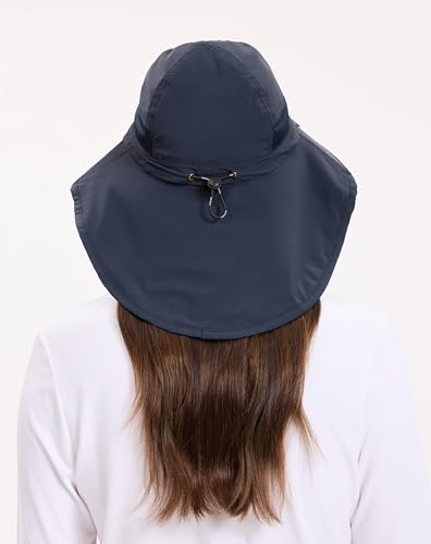 Solbari Unisex Trekker Sun Hat UPF 50+ - color: Navy, size: Small-Medium
