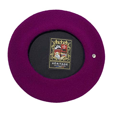 Laulhere Heritage Classiques Authentique Traditional French Wool Beret - color: Violine
