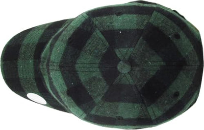 Lumberjack Plaid Aviator Trapper Hat Trooper Ear Flaps Ushanka Eskimo Cold - color: Dark Green Black Plaid