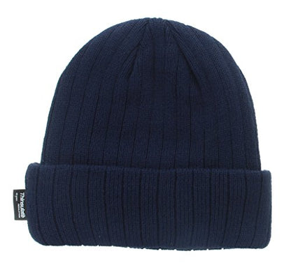 Milani Thinsulate 40 Gram Windchill Insulated Winter Cold Weather Beanie Skull Cap - color: Navy Blue