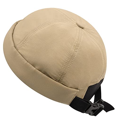 CLAPE Mens Docker Cap Quick Dry Brimless Hat Adjustable Street Casual Lovers Visor-Less Sailor Skullcap Beanies Hat Watch Cap