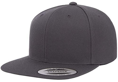 Flexfit Unisex Adult Yp Classics Premium Snapback Cap – 2-Tone - color: Dark Grey