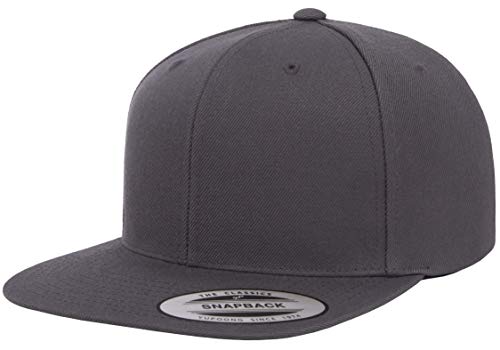 Flexfit Unisex Adult Yp Classics Premium Snapback Cap – 2-Tone - color: Dark Grey