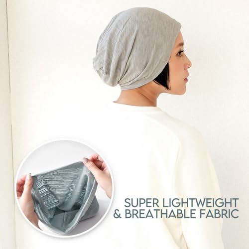 CHARM Cotton Summer Beanie for Men & Women - color: White