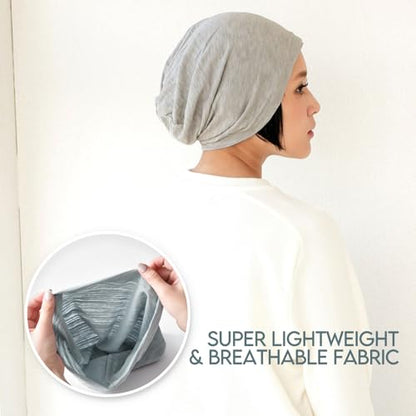 CHARM Cotton Summer Beanie for Men & Women - color: White
