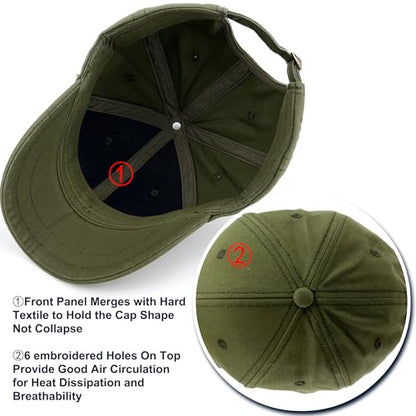 Loneshark Short Brim Baseball Hat for Running Small Bill Umpire Cap - color: Green