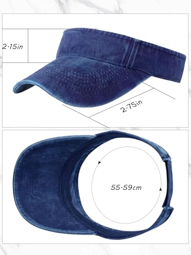 Geyoga 4 Pcs Adjustable Sport Sun Visor - color: Black,blue,green,red