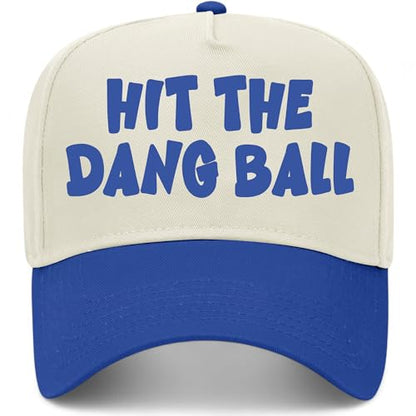 Hit The Dang Ball V2 Hat - color: Royal/Natural