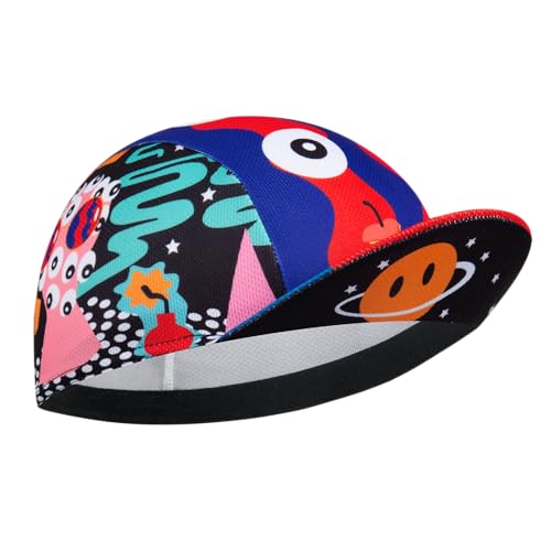 Cycling Cap for Man and Woman Cycling Hat Under Helmet-Polyester Breathable Sweat Absorbent - color: Bplan-24