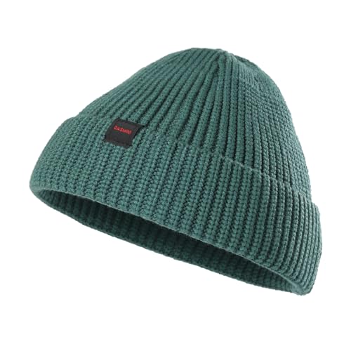 Fisherman Beanie Hats for Men Women,Knit Trawler Skull Cap,Watch Cap,Spring Fall Winter Warm Short Hats - color: (Thick Stretchy)-bottle-m
