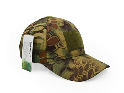 UltraKey Military Tactical Operator Cap, Outdoor Army Hat Hunting Camouflage Baseball Cap - color: Jungle Python Pattern