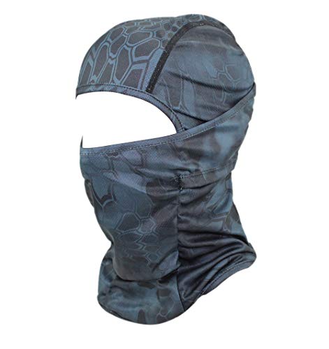 GANWAY Windproof Cap Tactic CS Motorcycle Mask Sunscreen Hat Ski Balaclava Headgear - color: Black
