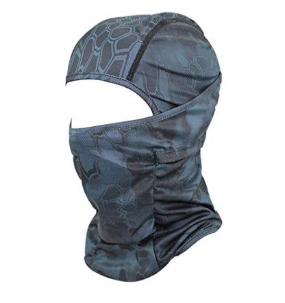 GANWAY Windproof Cap Tactic CS Motorcycle Mask Sunscreen Hat Ski Balaclava Headgear - color: Black