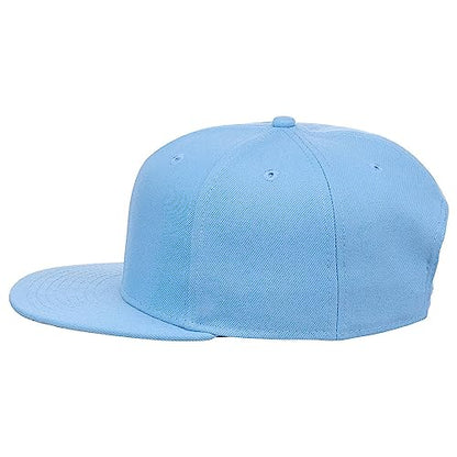 Lids Blank Dime Adjustable Snapback Hat - color: Light Blue