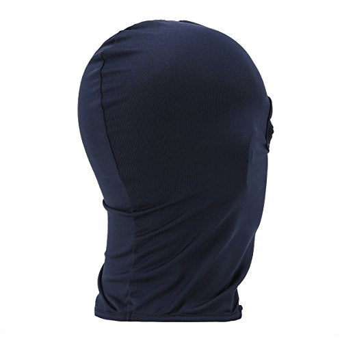 Pack of 3 Ski Mask Bandana Face Hat for Outdoor Airsoft Motorcycle Hood Helmet Balaclavas Headwear - color: Darkblue