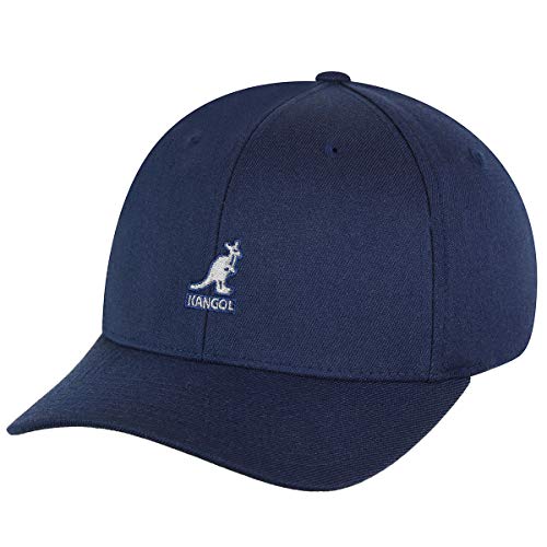 Kangol Men, Women Wool Flexfit Baseball - color: Dark Blue, size: XX-Large