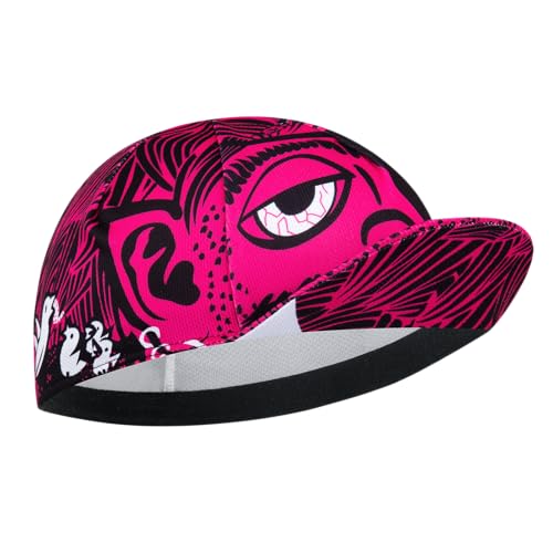 Cycling Cap with Sun Visor, Lightweight Polyester Bike Hat for Men & Women - color: Ck10