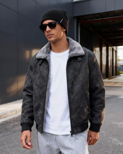 FURTALK Winter Beanie Men Women Windproof Knitted Warm Cuffless Beanie Hat - color: Black