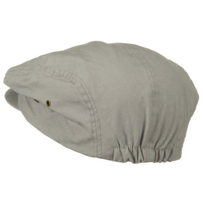 Oversize Washed Canvas Ivy Cap - color: Light Grey