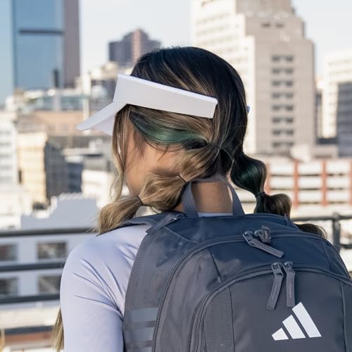 adidas Women's Match 2 Visor - color: Wonder Alumina Grey/White/2