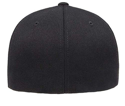 Zion Fitted Hat with National Park Woven Patch - color: Black L/XL (7 1/8” - 7 5/8”)