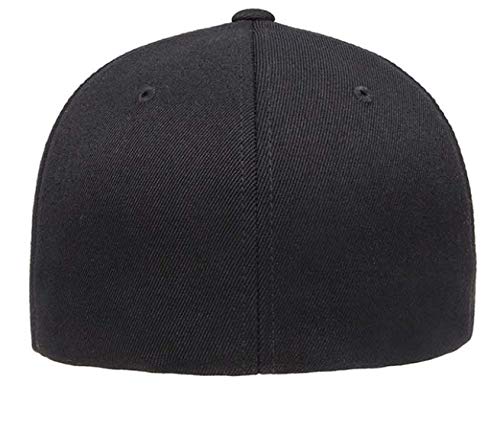 Zion Fitted Hat with National Park Woven Patch - color: Black L/XL (7 1/8” - 7 5/8”)