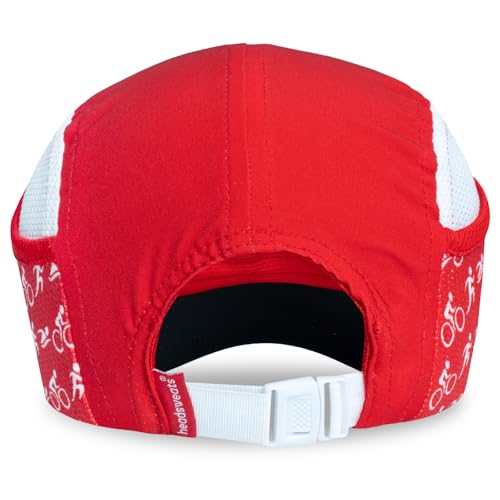 Headsweats Performance Ice Hat - color: Red/Triathlon
