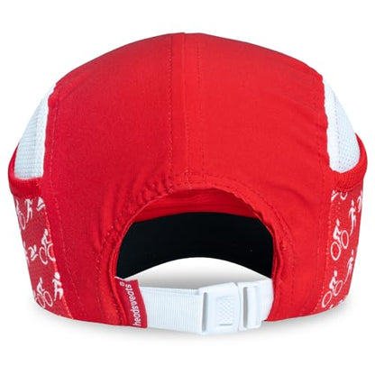 Headsweats Performance Ice Hat - color: Red/Triathlon
