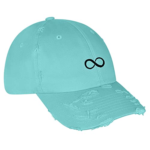JPAK Infiniti Vintage Dad Hat Frayed Embroidered Cap Symbol Loop - color: Mint