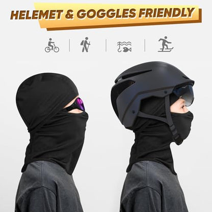 Kids Balaclava Winter Cold Weather Warm Ski Mask Unisex Fits Ages 4–12