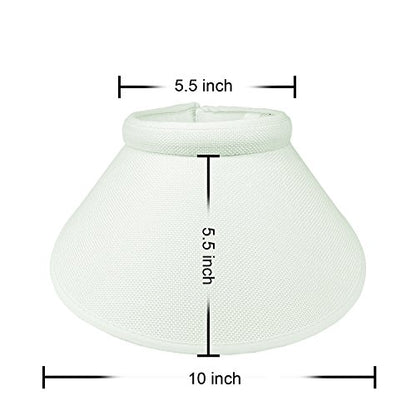 PRO.FASHION Women's Summer Sun UV Protection Visor Wide Brim Clip on Beach Pool Golf Cap Hat-Polyester - color: White