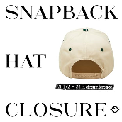 Funky Junque Trucker Snapback Hat - color: Full Time Yapper - Checker Print - Green/Beige