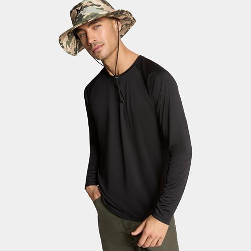 MISSION Cooling Bucket Hat - Unisex Wide-Brim Hat for Men & Women - Lightweight, Foldable & Durable - Cools Up to 2 Hours - color: Classic Camo Safari