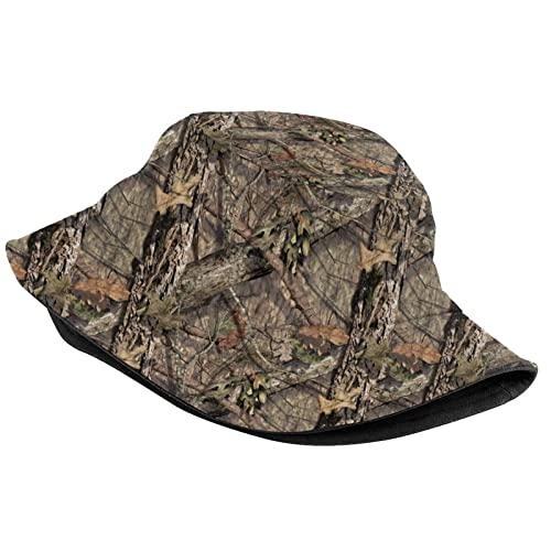 Bucket Hat Sun Beach Packable Fisherman Cap for Women Men Summer Outdoor Hiking - color: Camo Forest Hunting Camouflage
