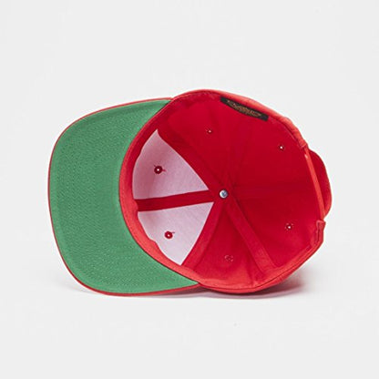 Custom Hat. 6089 Classic Snapback. Embroidered. Place Your Own Text/Logo - color: Red