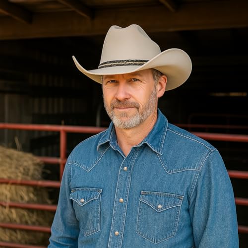 Gamboa Horsehair Hat Band for Cowboy Hats - color: Black