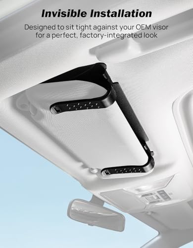 JOYTUTUS Sun Visor Extender for Cars, Opaque Sun Visor Extender Universal Sun Blocker UV400, Adjustable Visor Extension for Car Visor,Double-Clip,Anti Glare Stray Light - size: Standard Opaque