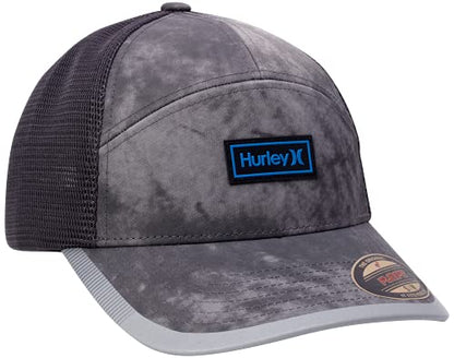 Hurley Men's Baseball Cap - Mission Curved Brim Fitted Trucker Hat - color: Dark Grey, size: Medium