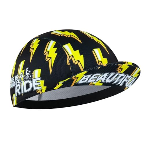 Cycling Cap for Man and Woman Cycling Hat Under Helmet-Polyester Breathable Sweat Absorbent - color: Bplan-7