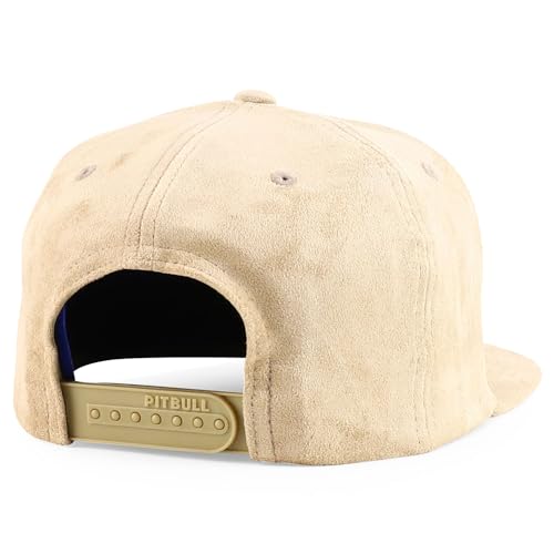 Trendy Apparel Shop Plain Suede Flat Bill Snapback Cap - color: Stone