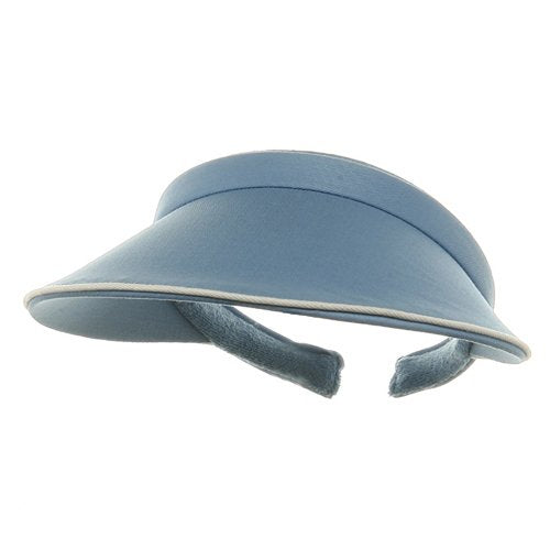 Piping Clip On Visor - color: Blue