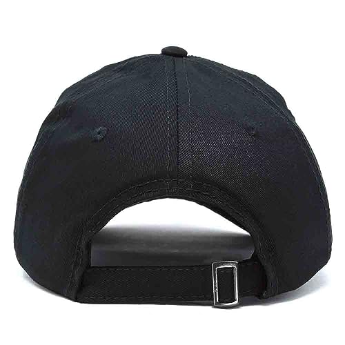 DALIX Baseball Cap Dad Hat Plain Men Women Cotton Adjustable Blank Unstructured Soft - color: Black
