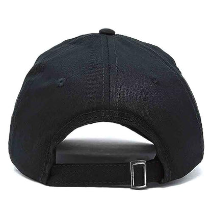 DALIX Baseball Cap Dad Hat Plain Men Women Cotton Adjustable Blank Unstructured Soft - color: Black
