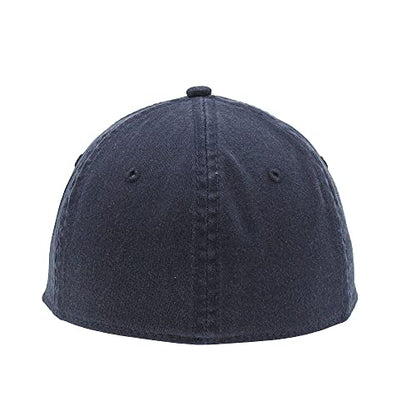 Cotton with Stretchable Polyester Air Mesh Back Flex Six Panel Baseball Cap - color: A-flex Navy, size: Small