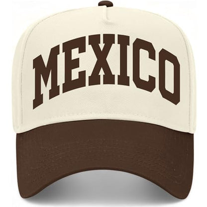 Mexico Collegiate Hat - color: Brown/Natural